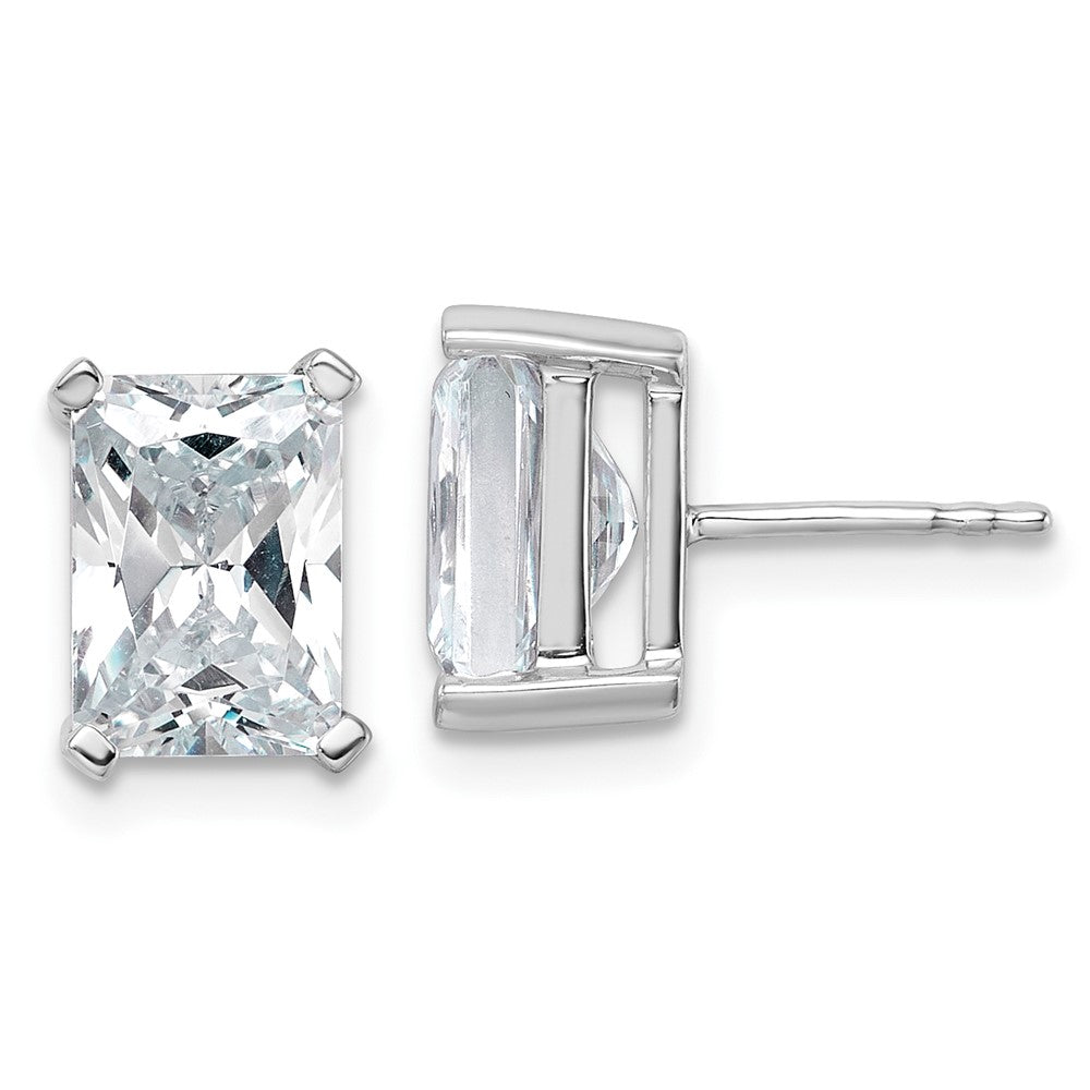 Buy Exclusive 14K White Gold 5 Carat Lab-Grown Diamond Stud Earrings - Stylish & Heavyweight