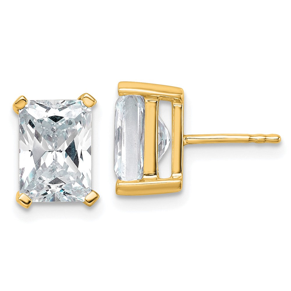 Shop Exclusive 14K Gold 5 Carat Lab-Grown Diamond Stud Earrings - Stylish VS/SI+ Quality