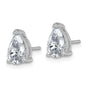 Shop Exclusive 14K White Gold 2 Carat Lab-Grown Diamond Pear Shape Studs-2