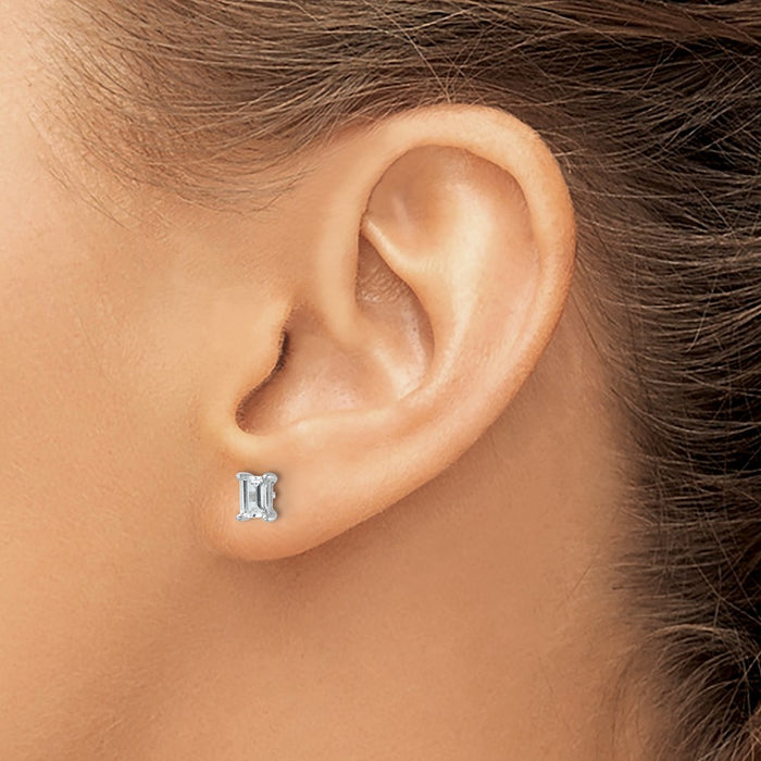 High-Quality 14K Gold 2 Carat Lab-Grown Diamond Stud Earrings - Luxury Design-3