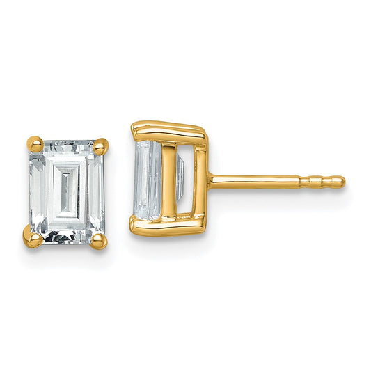 Buy Exclusive 14K Yellow Gold Heavyweight 2 Carat Lab-Grown Diamond Studs
