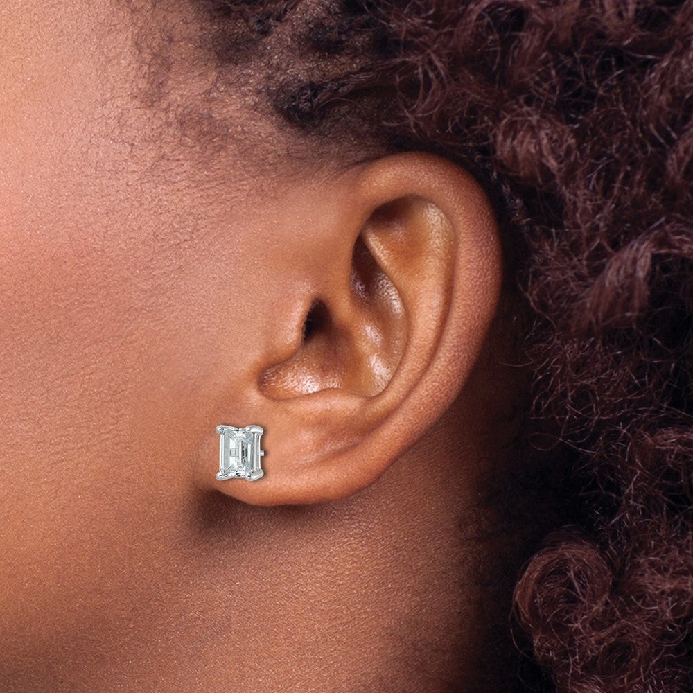 Buy Exclusive 3.00 ct Lab-Grown Diamond Stud Earrings in 14K White Gold
