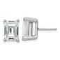 Buy Exclusive 14K White Gold 6 ctw Lab-Grown Diamond Emerald Cut Earrings - Value & Quality!-3