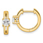 Buy Stylish 14K Hinged Hoop Earrings with 5/8 Carat VS DEF Lab-Grown Diamonds-1