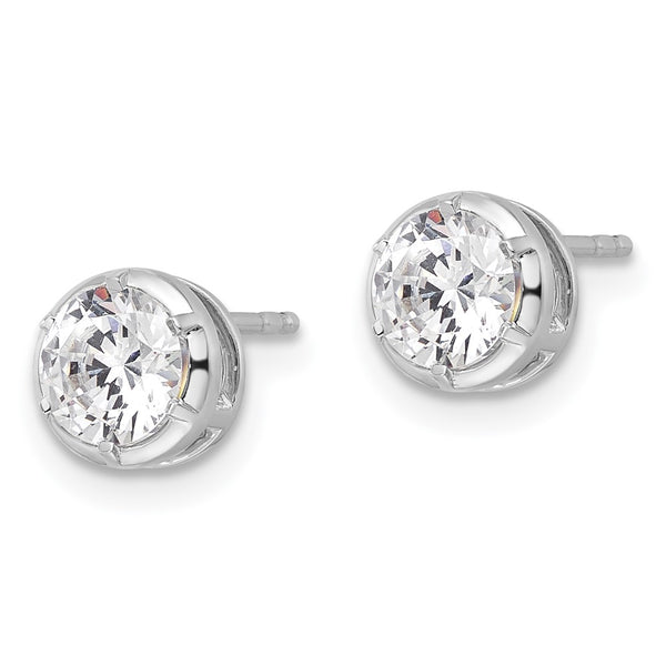 14K White Gold 1 Carat VS DEF Lab-Grown Diamond Earrings - Style GR1-1004157
