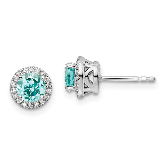 Buy Exclusive 14K White Gold Earrings with 1/8 Carat Lab-Grown Diamonds - Stylish Value!