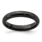 Exclusive Edward Mirell 4mm Polished Black Titanium Band | Luxury Style & Value-5