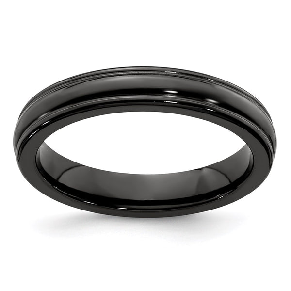 Edward Mirell 4mm Black Titanium Band