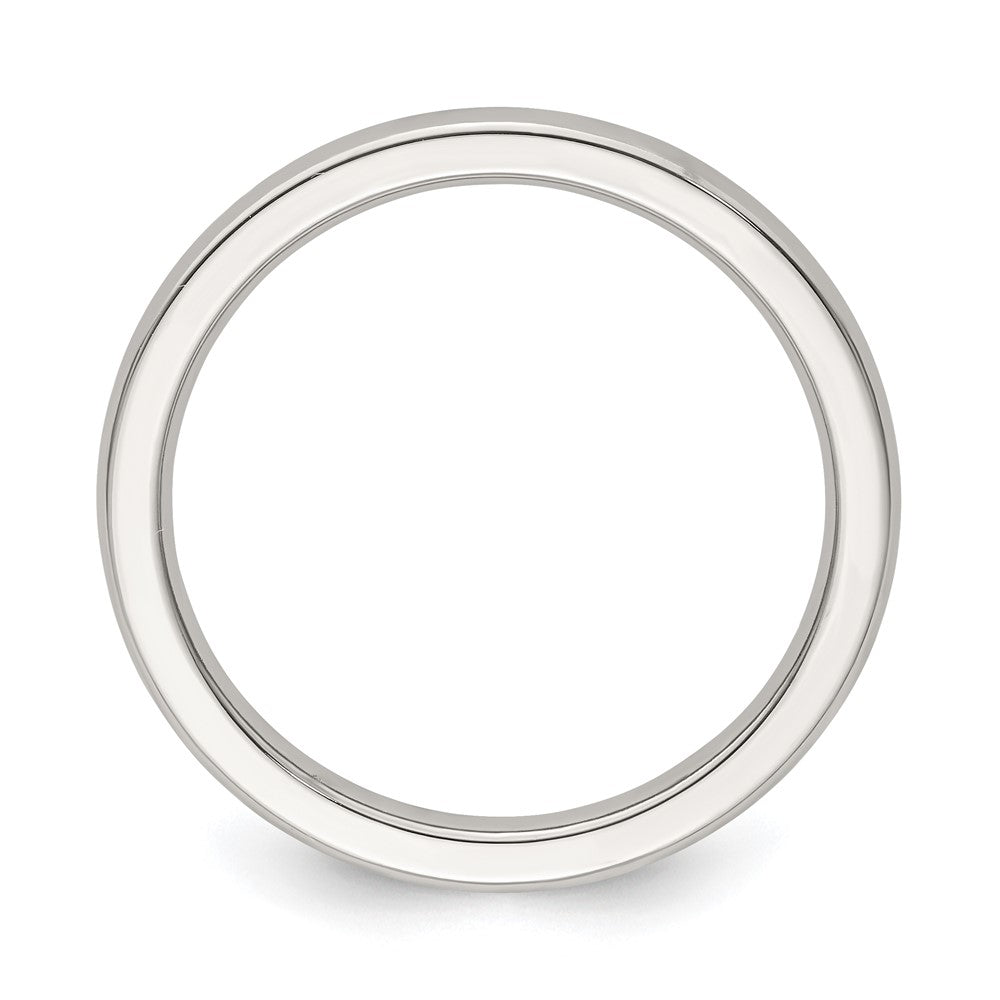 Buy Exclusive 2mm Polished Titanium Half Round Band, Size 5.5 - Stylish Value!