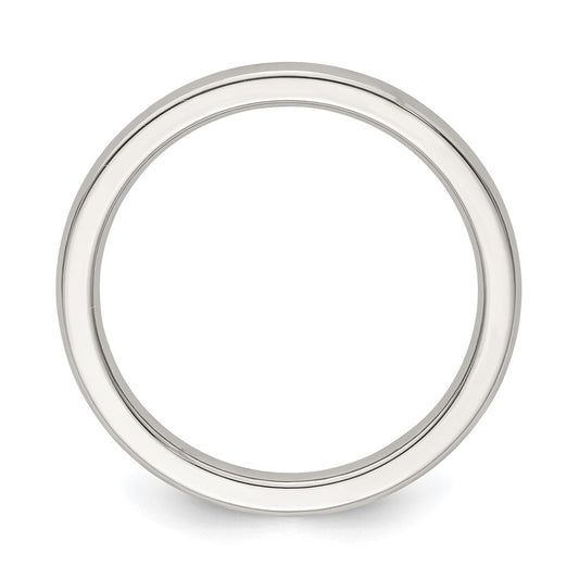 Buy Exclusive 2mm Polished Titanium Half Round Band, Size 5.5 - Stylish Value!