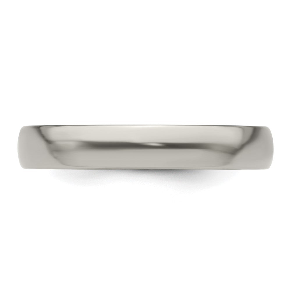 High-Quality Edward Mirell 4mm Polished Titanium Band - Size 7, Stylish Value