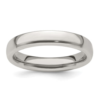 Buy Stylish Edward Mirell 4mm Polished Titanium Band - Size 8.5, Affordable Price