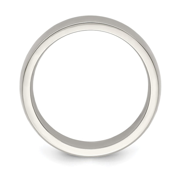 Edward Mirell 7mm Polished Titanium Band