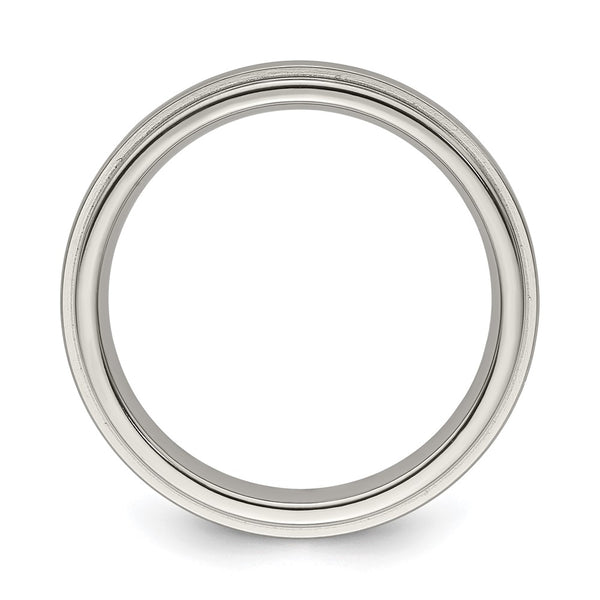 Edward Mirell 4mm Titanium Band - Brushed Polished
