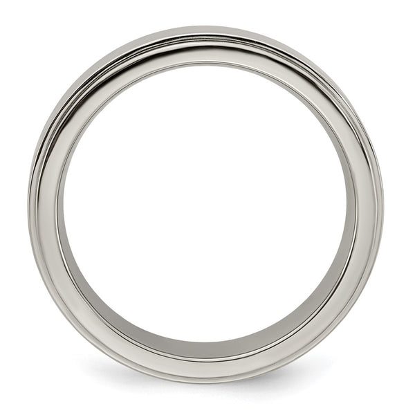 Edward Mirell 6mm Titanium Band - Brushed Polished