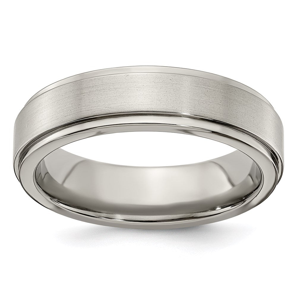 Buy Exclusive 6mm Edward Mirell Titanium Band - Stylish Brushed & Polished Finish