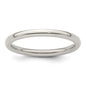 Buy Edward Mirell 2mm Polished Titanium Domed Band - Size 8.5 | Stylish Value-4