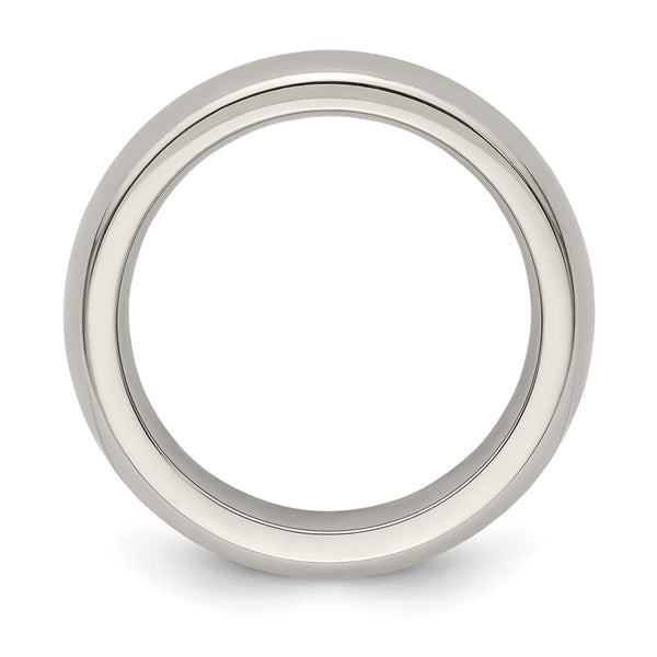 Edward Mirell 5mm Polished Titanium Domed Band