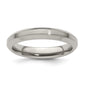 High-quality Edward Mirell 4mm Titanium Band - Stylish Beveled Edges, Size 12-4