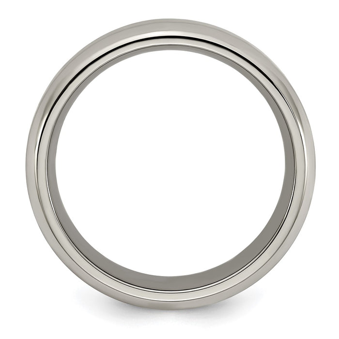 Buy Stylish 7mm Edward Mirell Titanium Band - Exclusive Size 6.5 Design-2