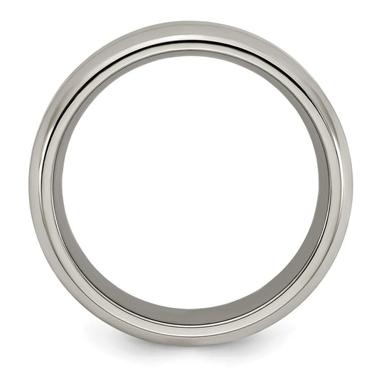 Buy Exclusive 7mm Edward Mirell Titanium Band - Brushed & Polished Finish