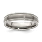 High-Quality Edward Mirell 5mm Titanium Tri-Dome Band, Stylish Size 5-8