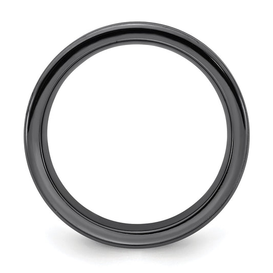 Shop Exclusive 8mm Black Titanium Teal Anodized Band | Stylish Laser Engraved Design