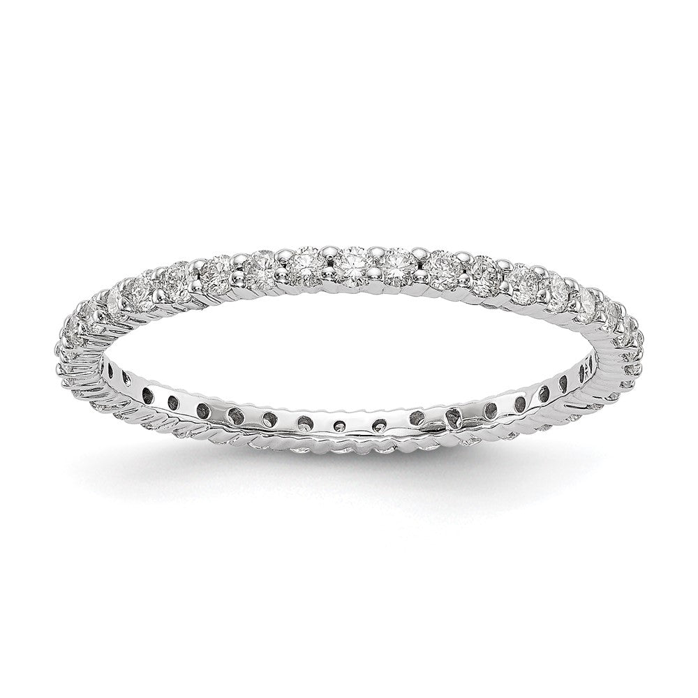 Buy Exclusive 14K White Gold Eternity Band with 1/2 Carat Lab-Grown Diamond
