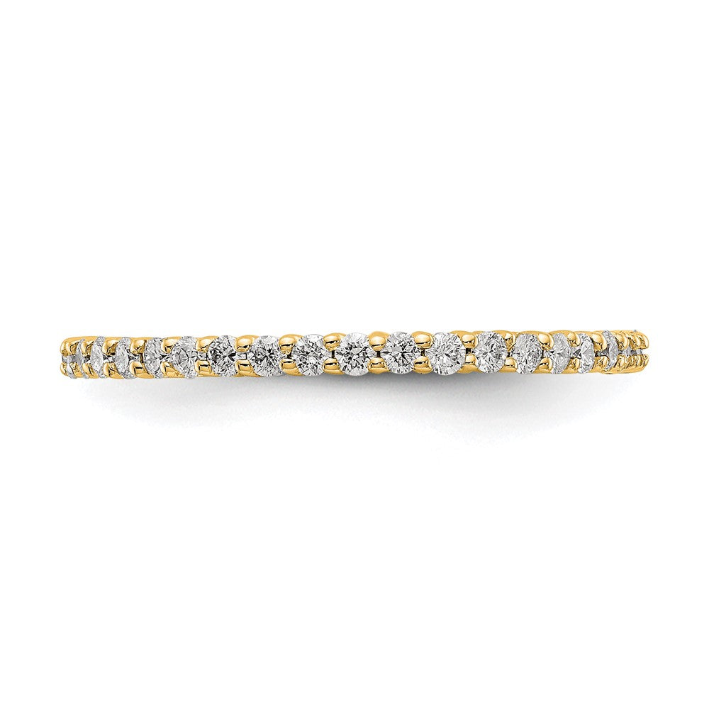 Buy Exclusive 14K Gold Polished 1/2 Carat Diamond Eternity Band - Stylish Size 7.5