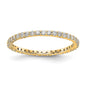 Buy Exclusive 14K Gold Polished 1/2 Carat Diamond Eternity Band - Stylish Size 7.5-15