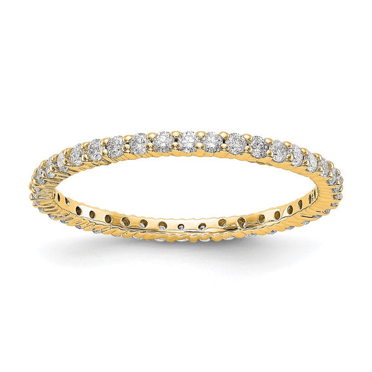 Buy Stylish 14K Polished 1/2 Carat Diamond Eternity Band - Size 7 Value Jewelry