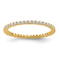 Buy Exclusive 14K Gold 1/2 Carat Diamond Eternity Band - Stylish Size 8.5-20