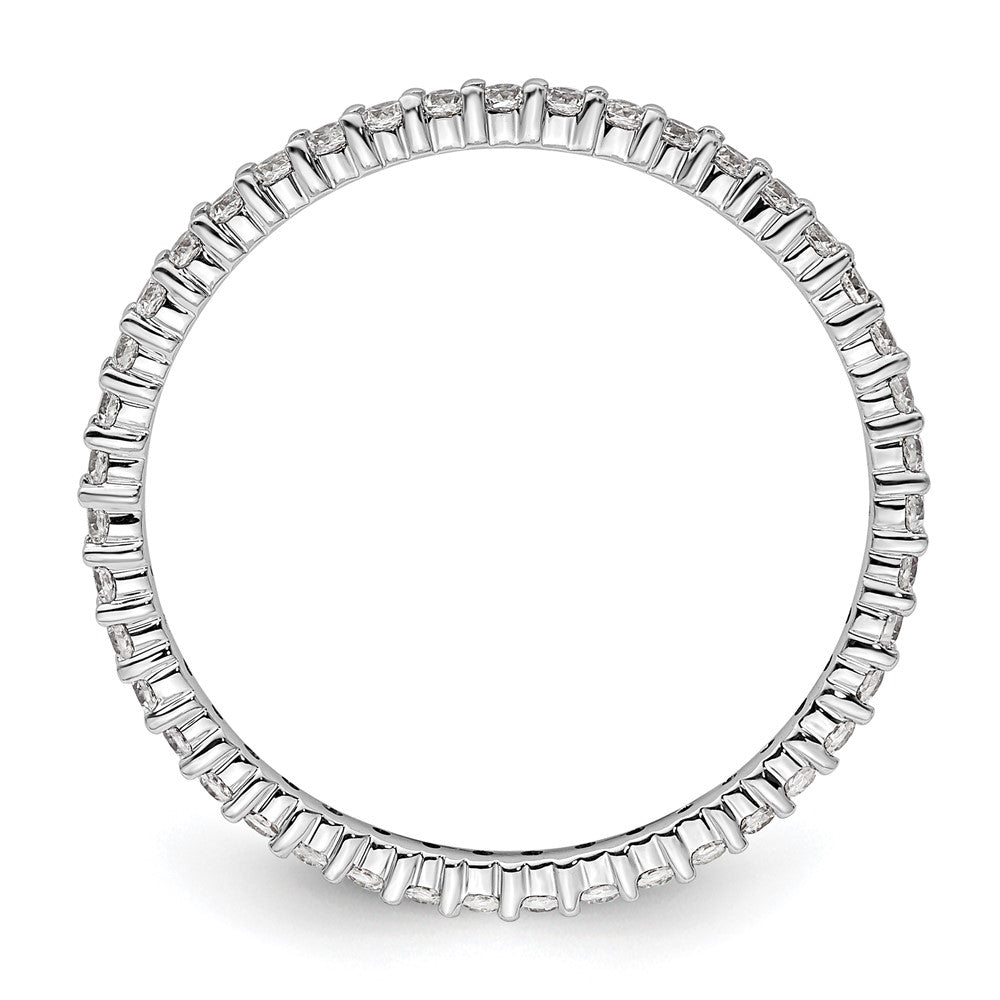 Buy Exclusive 14K White Gold Diamond Eternity Band - 1/2 Carat, Size 9 Value