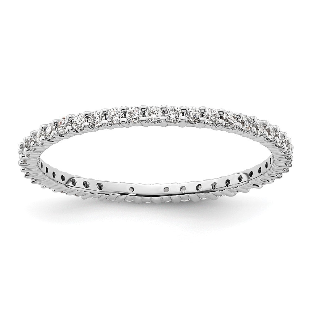 Buy Exclusive 14K White Gold Diamond Eternity Band - 1/2 Carat, Size 9 Value