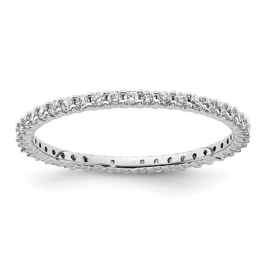 Buy Exclusive 14K White Gold Diamond Eternity Band - 1/2 Carat, Size 9 Value