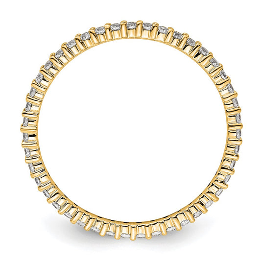 Buy Stylish 14K Polished 1/2 Carat Diamond Eternity Band - Size 9 Value!