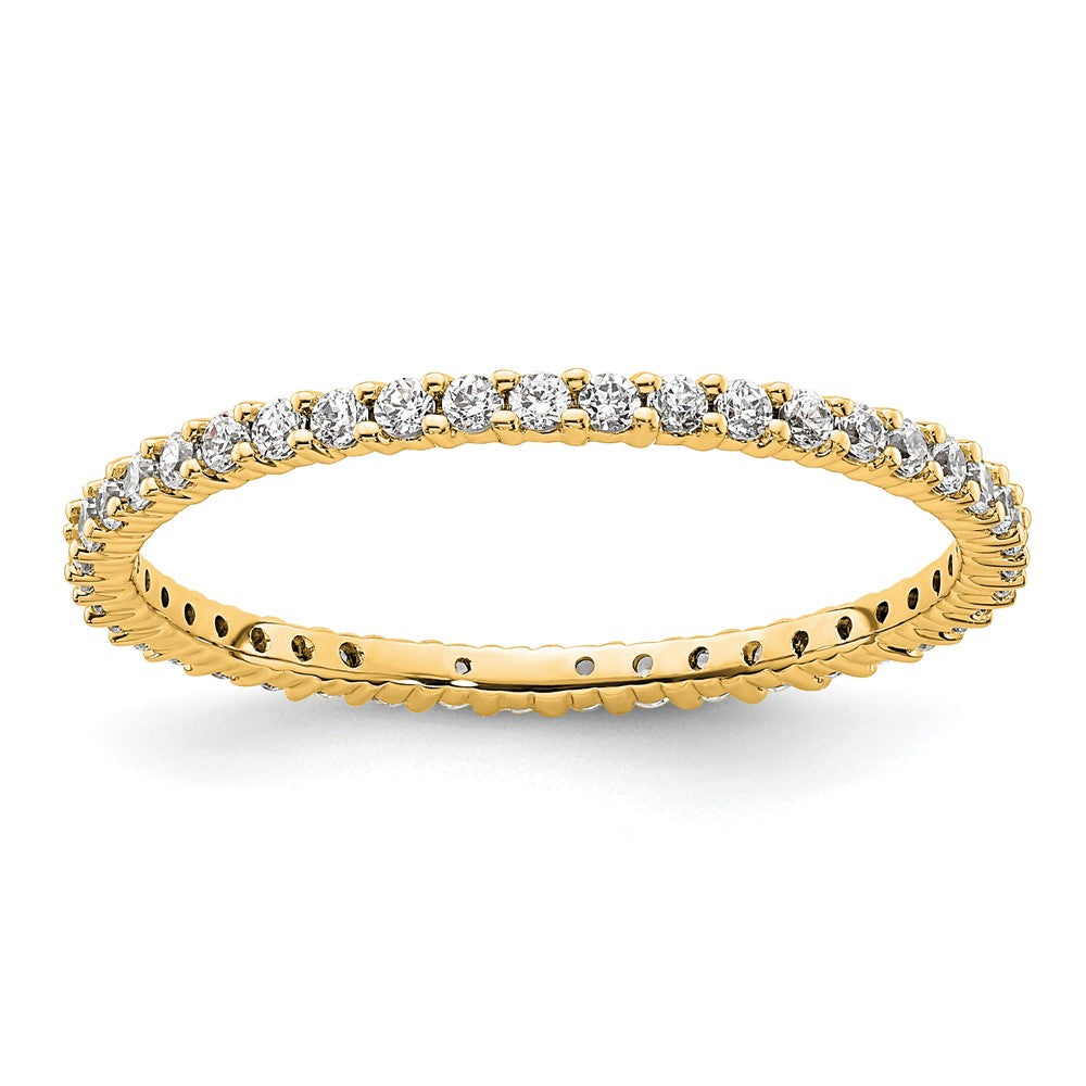 Buy Stylish 14K Polished 1/2 Carat Diamond Eternity Band - Size 9 Value!