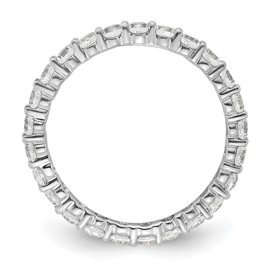 Buy Exclusive 1 Carat Diamond Eternity Band in 14K White Gold - Size 4, Stylish Design