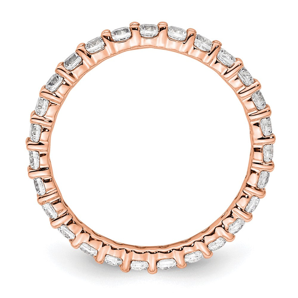 Exclusive 1 Carat Diamond Eternity Band in 14K Rose Gold - Stylish & Affordable