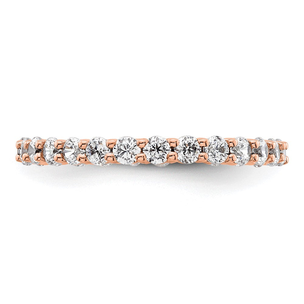 Exclusive 1 Carat Diamond Eternity Band in 14K Rose Gold - Stylish & Affordable