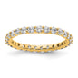 Exclusive 14K Gold 1 Carat Diamond Eternity Band - Stylish Size 6.5, Affordable Price-10
