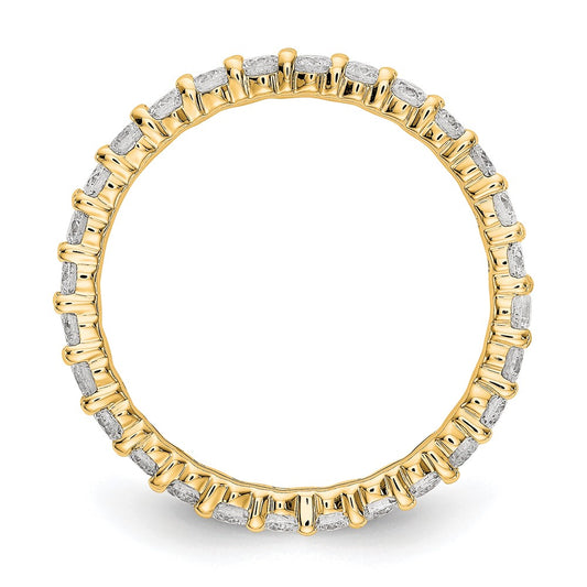 Buy Stylish 14K Polished 1 Carat Diamond Eternity Band - Size 7.5, Value Gem