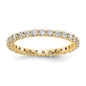 Buy Stylish 14K Polished 1 Carat Diamond Eternity Band - Size 7.5, Value Gem-12