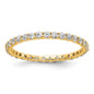 Exclusive 1 Carat Diamond Eternity Band - 14K Gold, Stylish Size 9-4