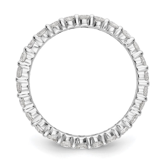 Shop Exclusive 14K White Gold 1.5 Carat Lab-Grown Diamond Eternity Band