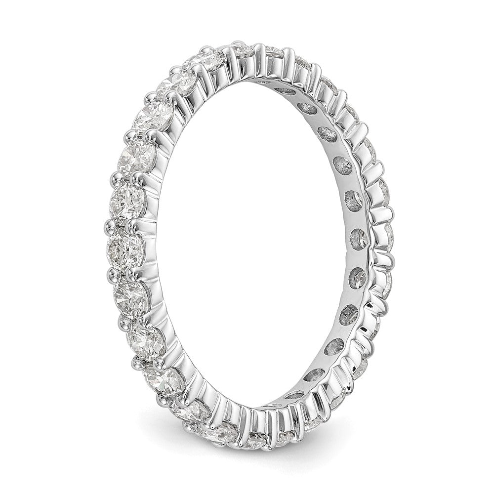 Shop Stylish 14K White Gold Eternity Band with 1.5 Carat Lab-Grown Diamond