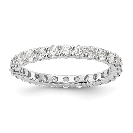 Shop Exclusive 14K White Gold 1.5 Carat Lab-Grown Diamond Eternity Band