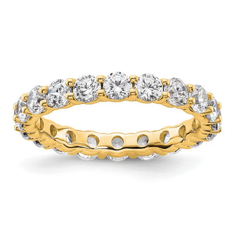 Shop Stylish 14K Gold 2-Carat Diamond Eternity Band Size 6 - Luxury Design