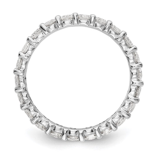 Exclusive 14K White Gold 2-Carat Lab-Grown Diamond Eternity Band - Stylish Size 6