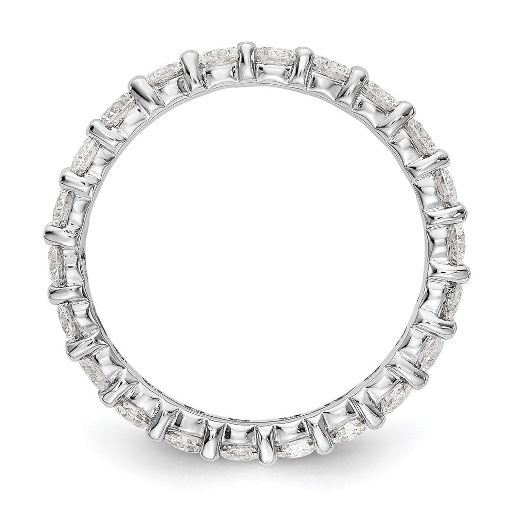 Buy Stylish 14K White Gold 2-Carat Lab-Grown Diamond Eternity Band, Size 7
